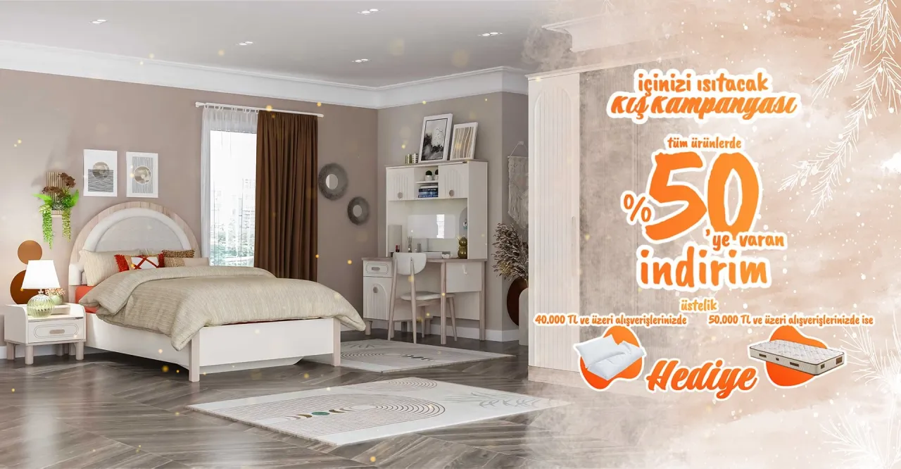 Genç Odalarında Konfor ve Şıklık: Tek Kişilik Baza + Yatak + Başlık Kampanyası
