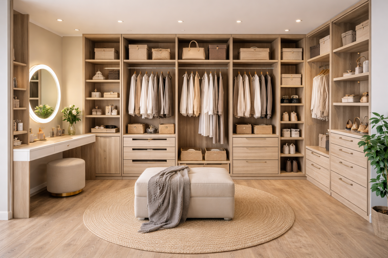 Giyinme Odası Nedir? Giyinme Odası Dolabı, Modelleri ve Dar Alan Çözümleri