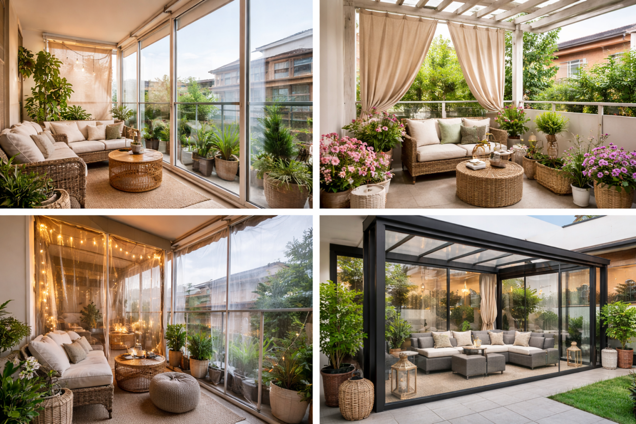 Balkon Kapatma Fikirleri: Ucuz Balkon Kapatma, Cam Balkon ve Teras Çözümleri