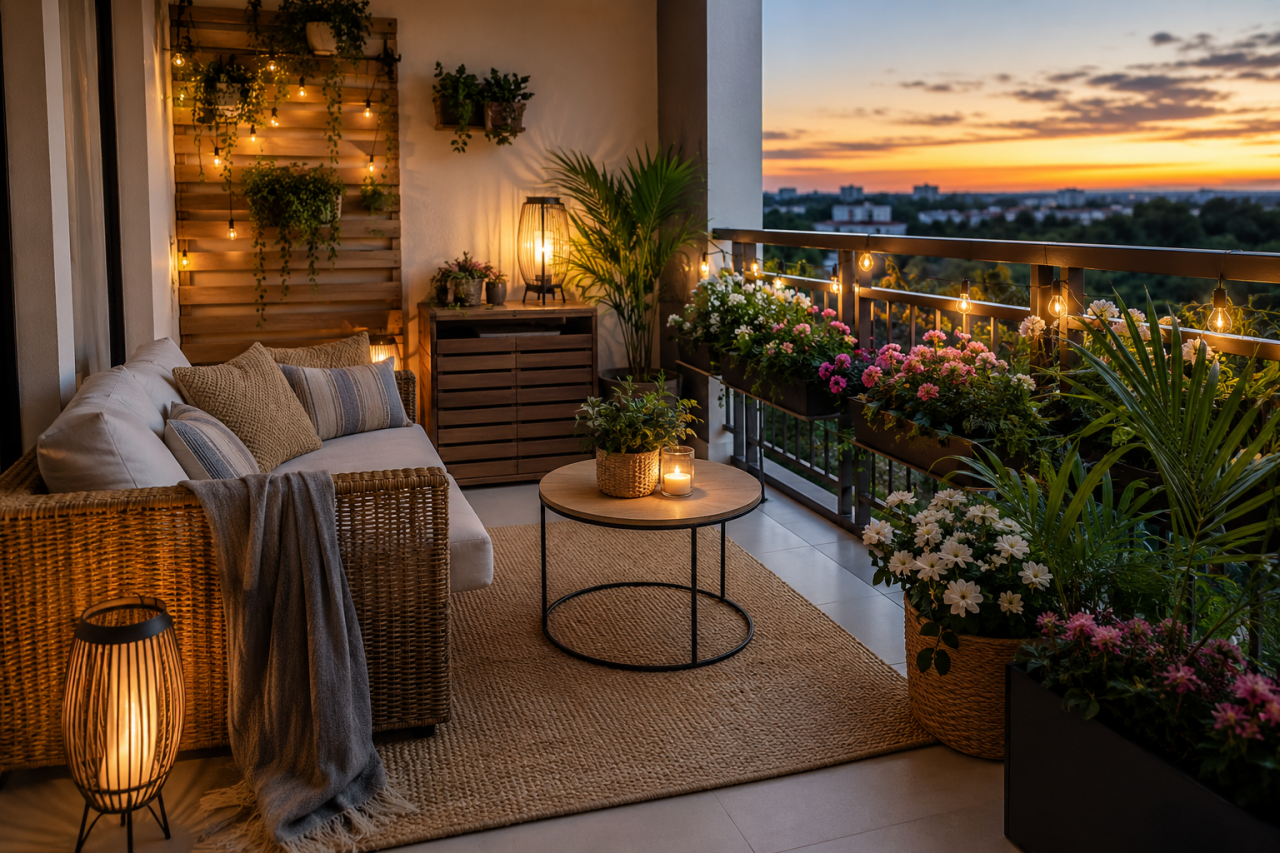 Balkon Dekorasyonu Nasıl Yapılır? Küçük, Büyük ve Kapalı Balkonlar İçin Kapsamlı Rehber