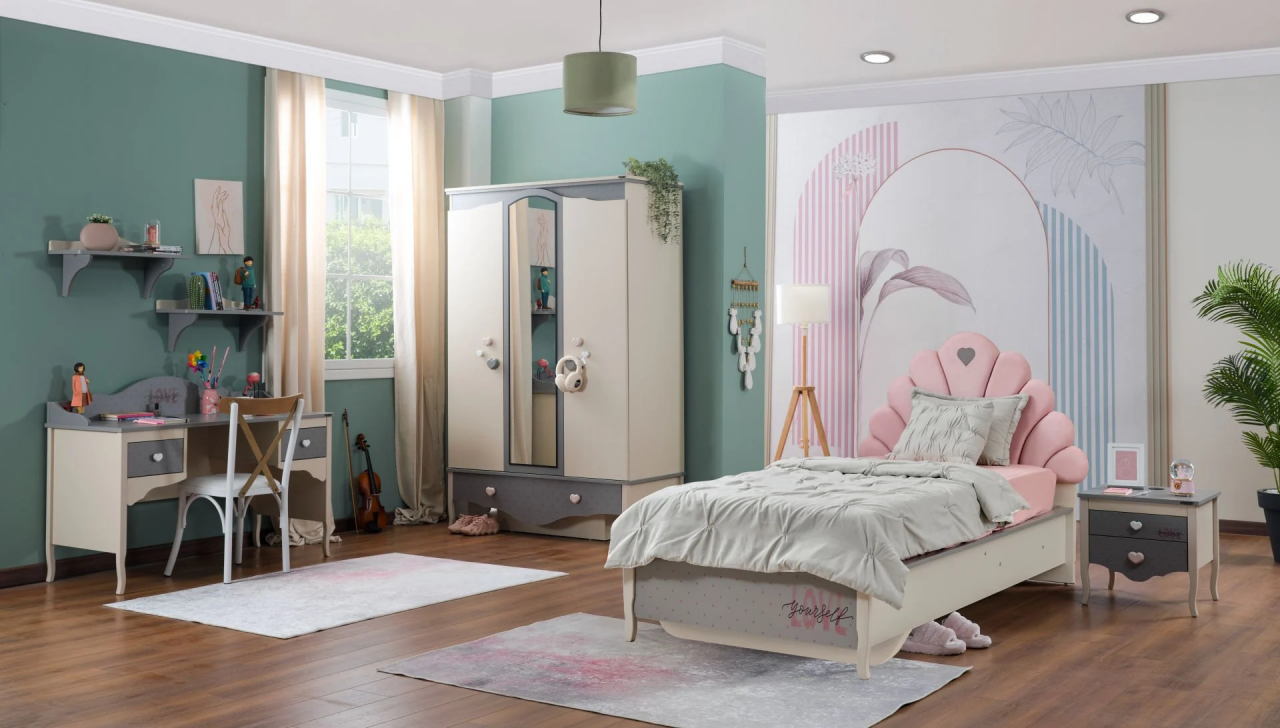Genç Kız Odası Dekorasyonu