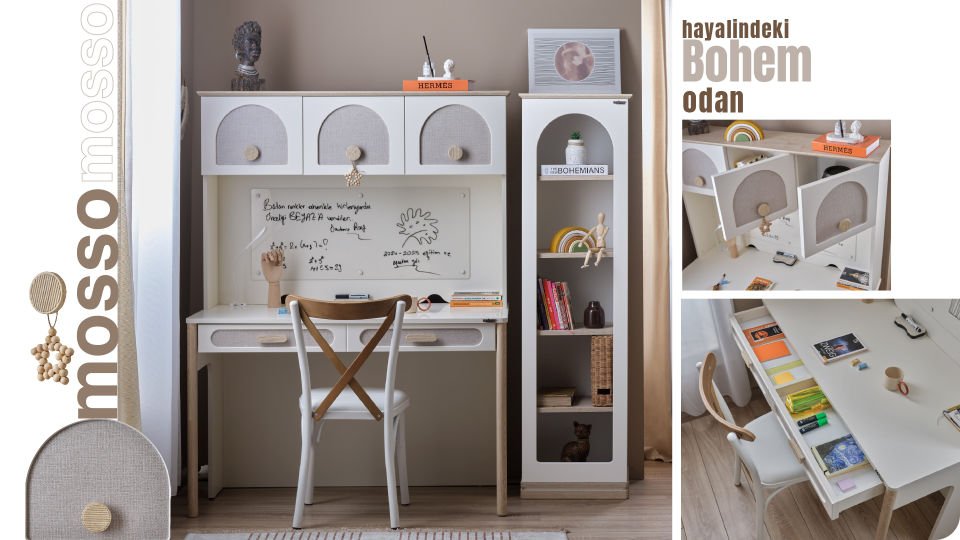 Bohem Mosso Kitaplık