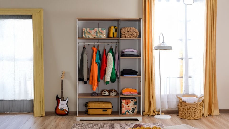 Bella 3 Kapaklı Dolap