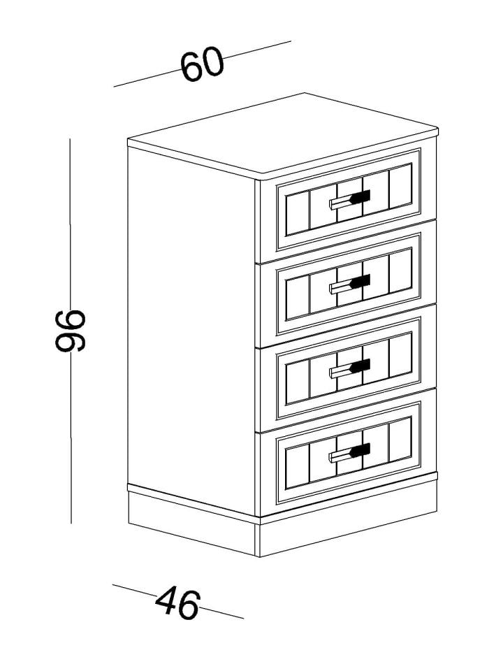 Bella Yüksek Şifonyer