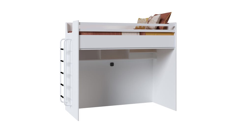 Joker Akıllı Ranza Metal Merdivenli 100*200 Beyaz