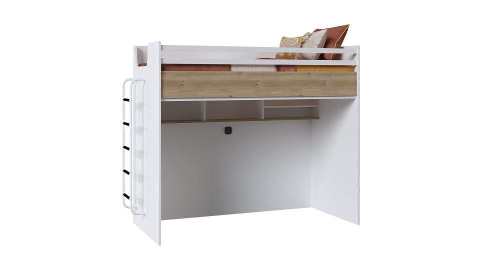 Joker Akıllı Ranza Metal Merdivenli 100*200 Ceviz