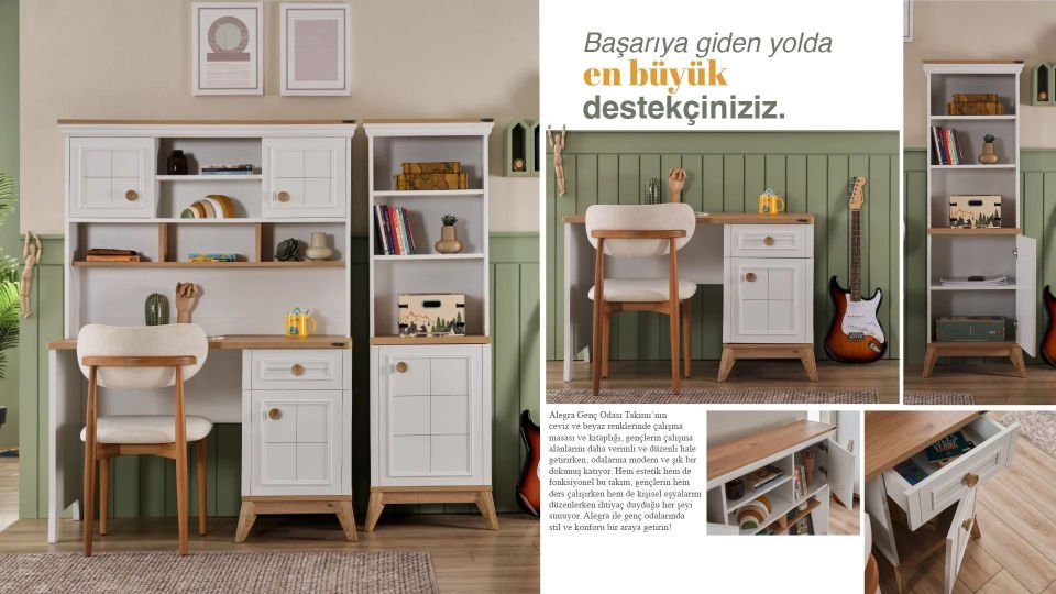 Alegra Çalışma Masası Üst Modül