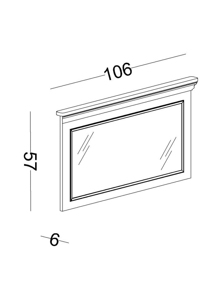 Alegra Kapaklı Şifonyer Aynası