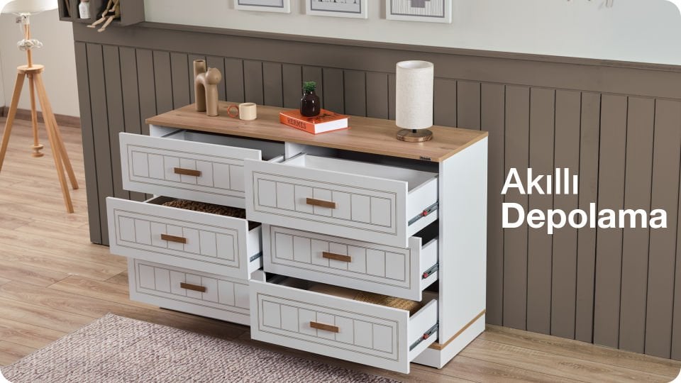 Bella Geniş Şifonyer