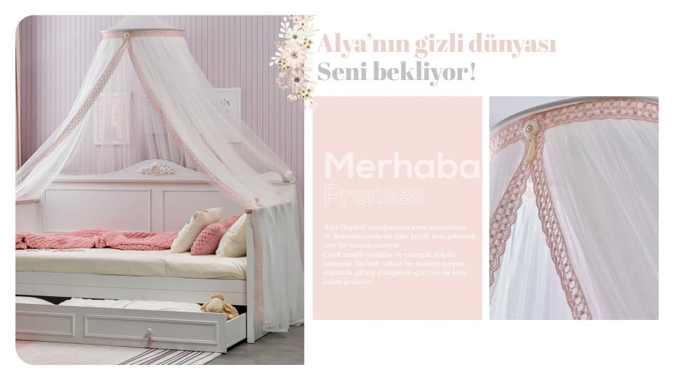 Alya Montessori 90X200 + Alt Karyola 90x190