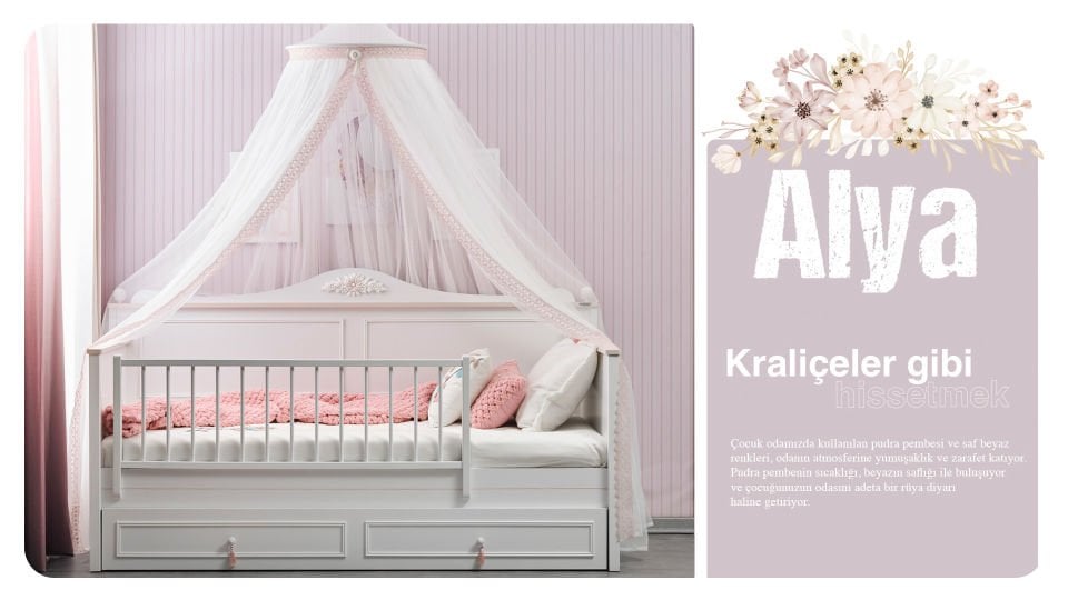 Alya Montessori 90X200 + Alt Karyola 90x190