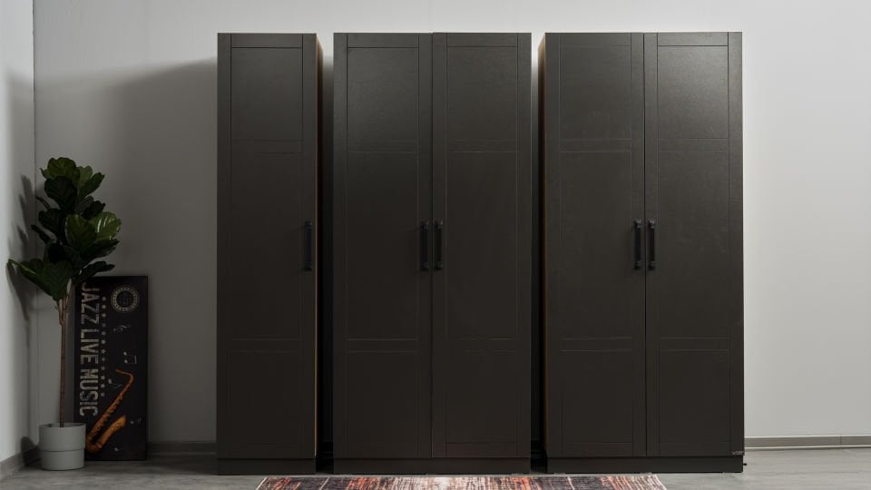 Boss Tekli Ahşap Kapaklı Dolap