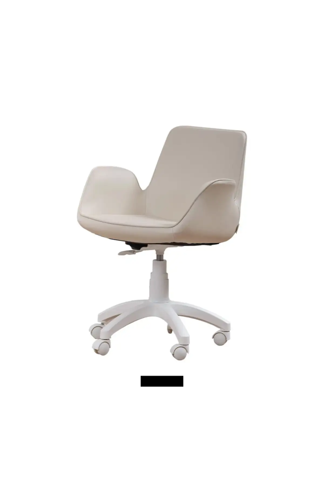 Maris Sandalye Krem Kumaş Beyaz Ayak