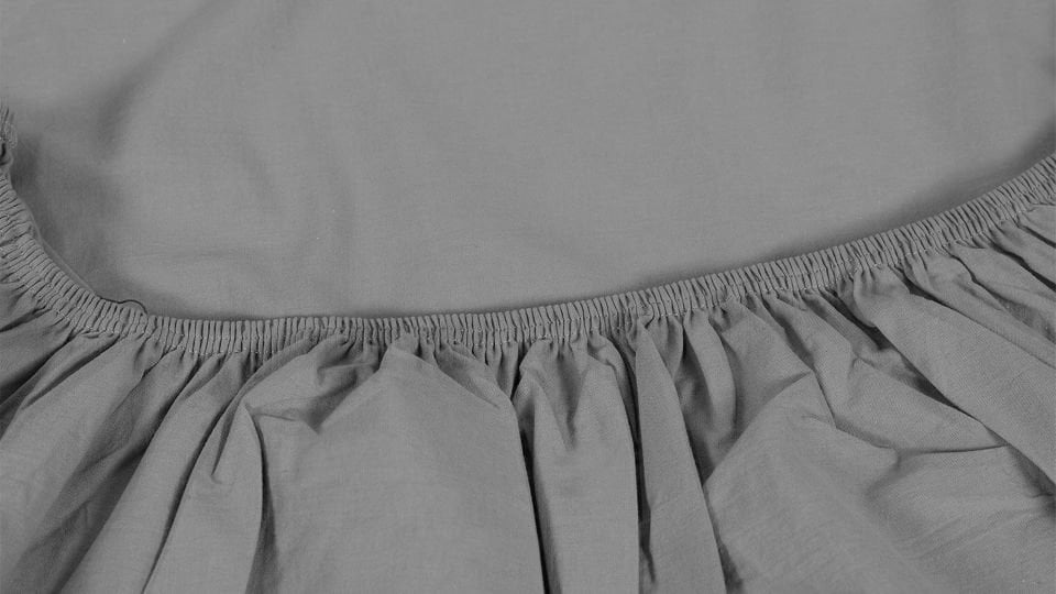 Dora Lastikli Çarşaf 100*200 - Gri