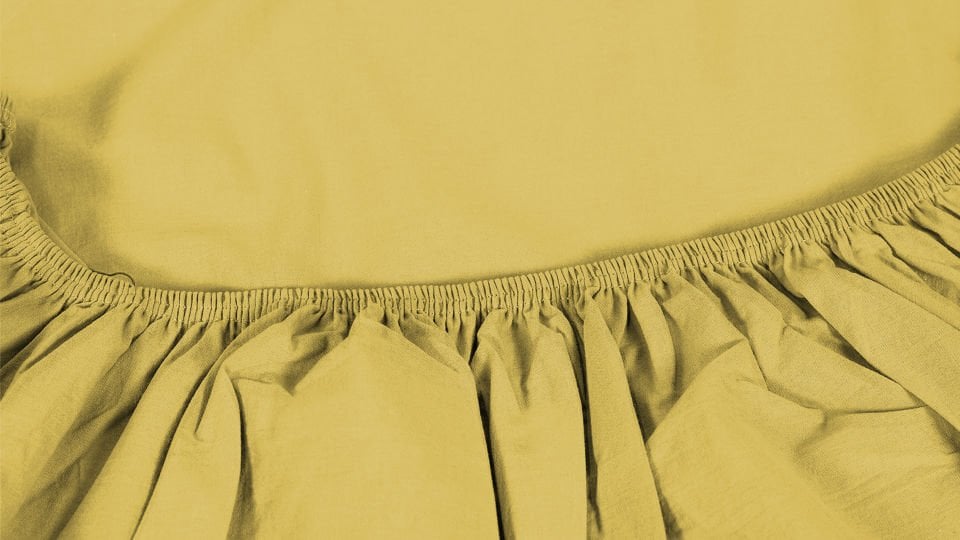 Dora Lastikli Çarşaf & Yastık Kılıfı Seti  100*200 - Sarı