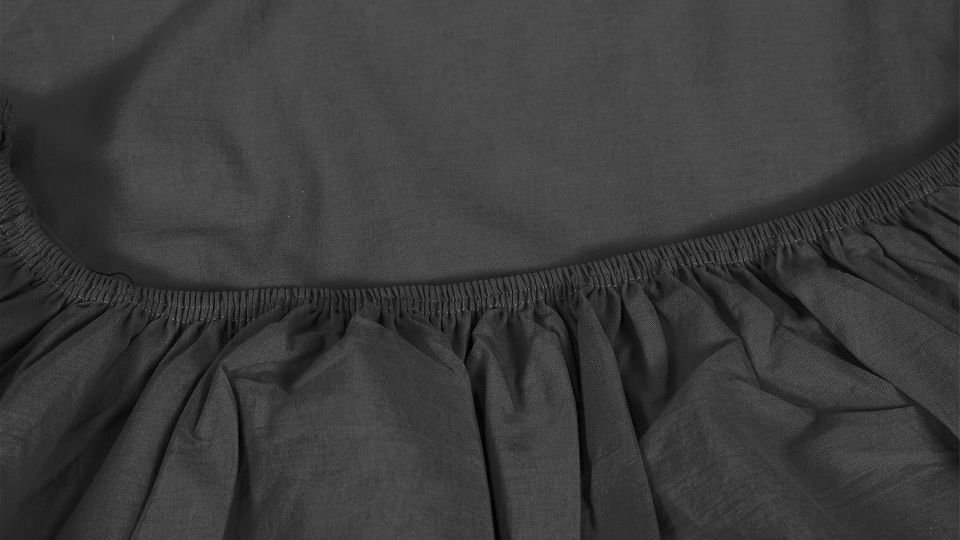 Dora Lastikli Çarşaf 100*200 - Siyah