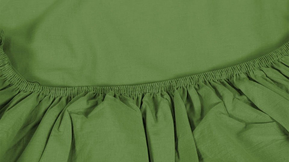 Dora Lastikli Çarşaf & Yastık Kılıfı Seti 100*200 - Yeşil