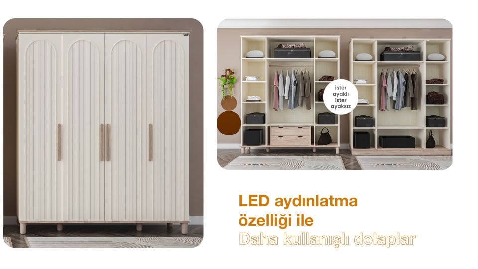 Bohemsoft 1 Adet Ahşap Sağ Kapak