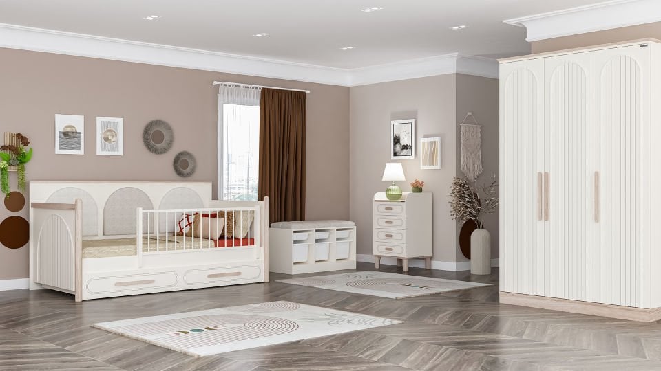 Bohemsoft 3 Kapaklı Dolap Kabini