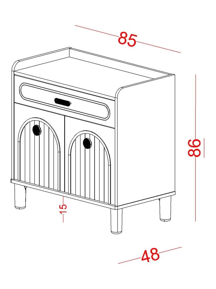 Bohemsoft Şifonyer (Kapaklı)