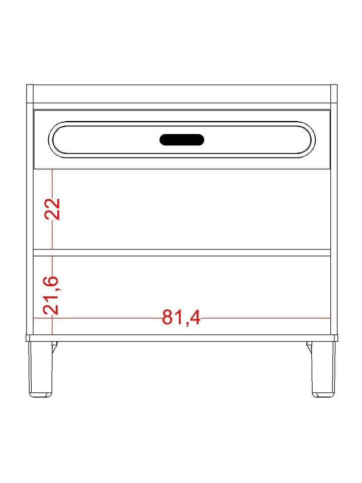 Bohemsoft Şifonyer (Kapaklı)