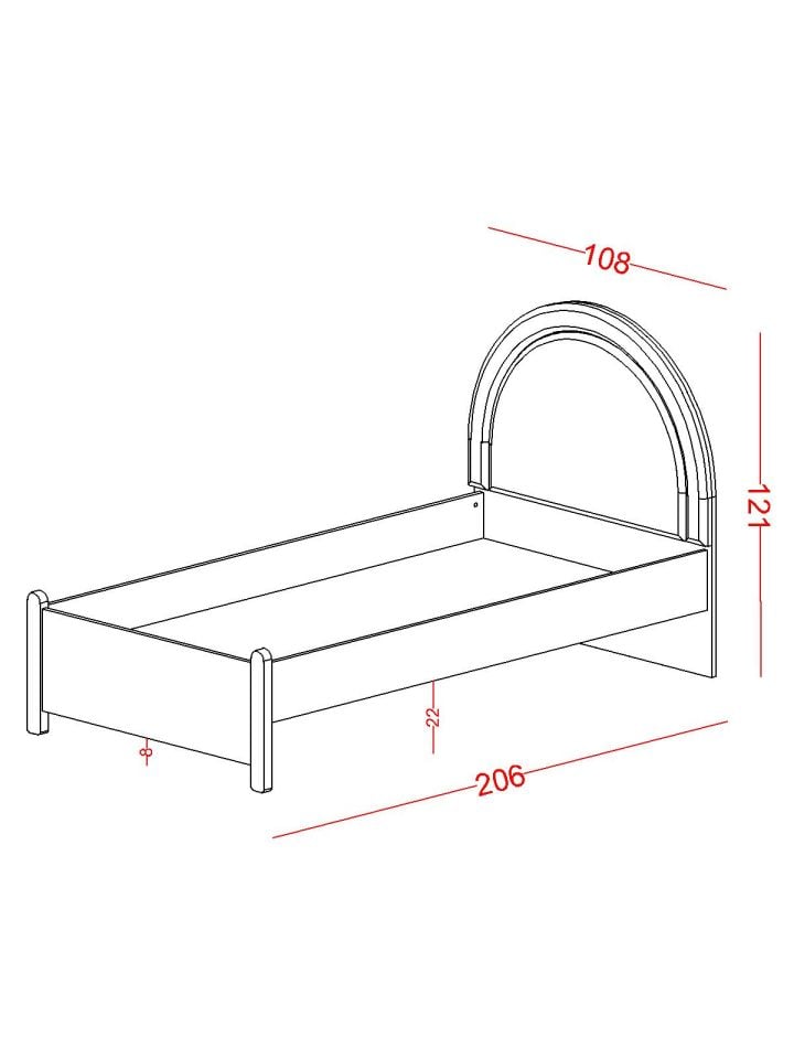 Bohemsoft Karyola 100x200