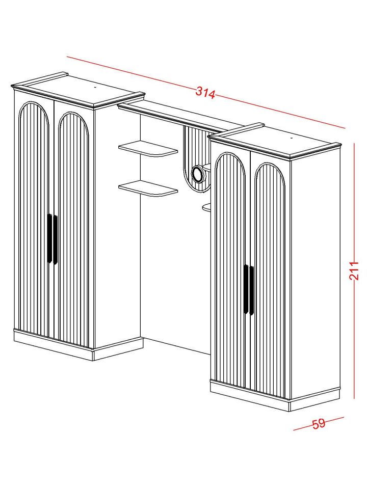 Bohemsoft 100&120'lik Arka Ünite