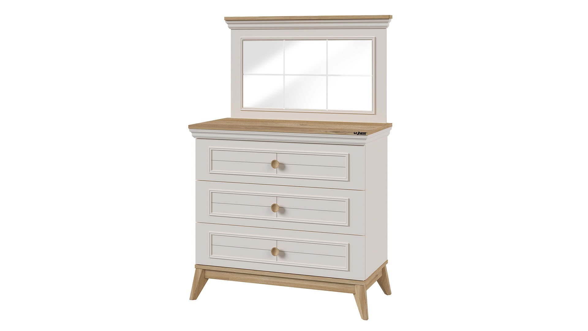 Alegra 3 Çekmeceli Şifonyer ve Aynası