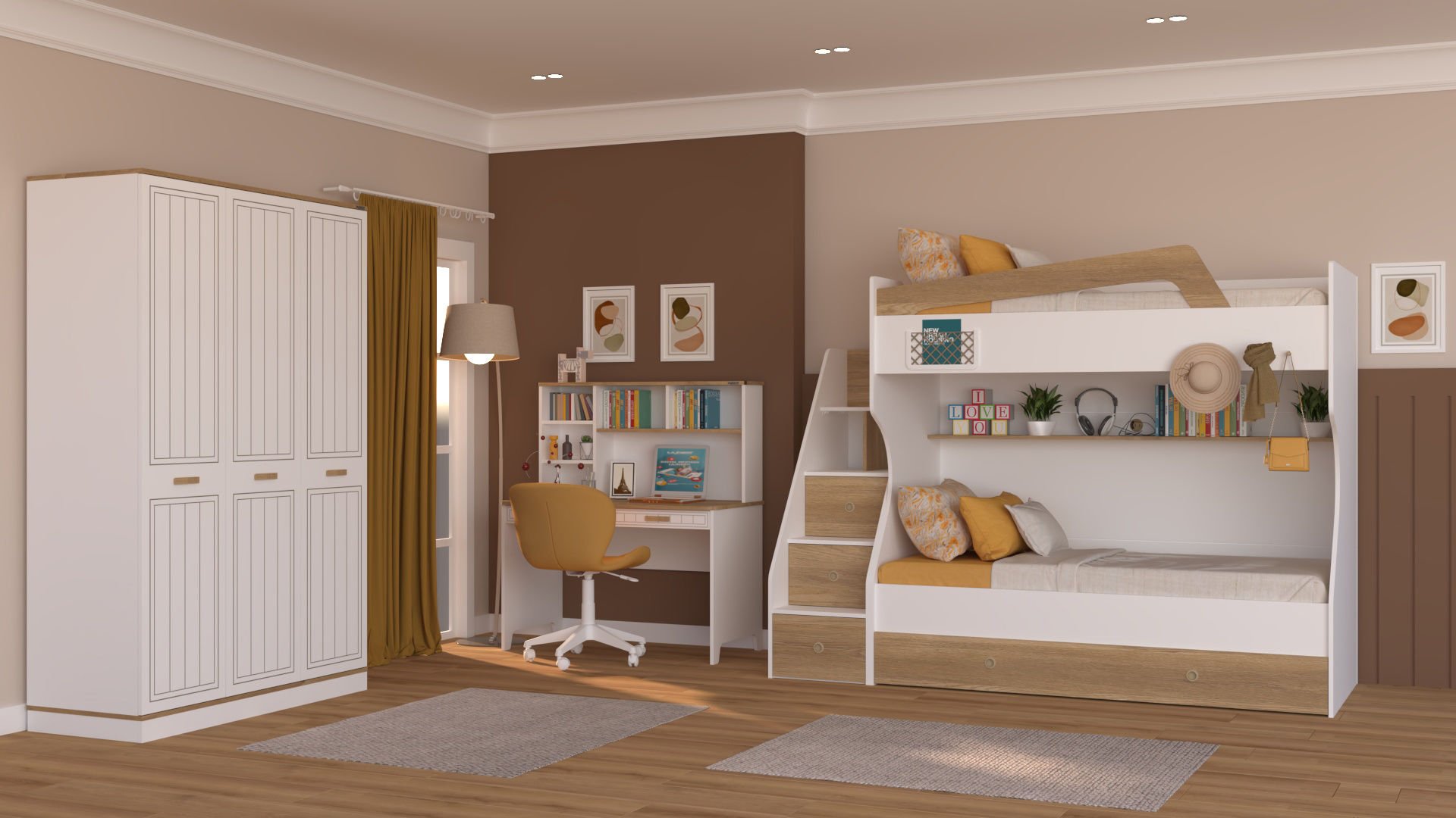 Ferro Ranza Çocuk Odası Beyaz