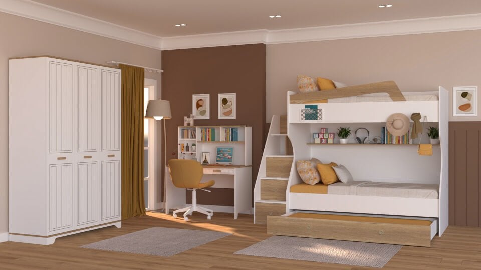 Ferro Ranza Çocuk Odası Beyaz