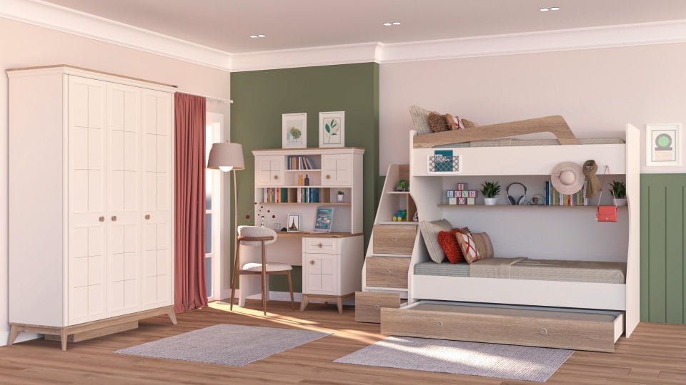 Ferro Ranza Çocuk Odası Krem