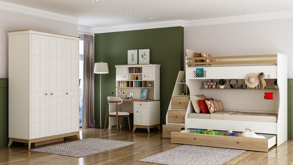 Ferro Ranza Çocuk Odası Krem