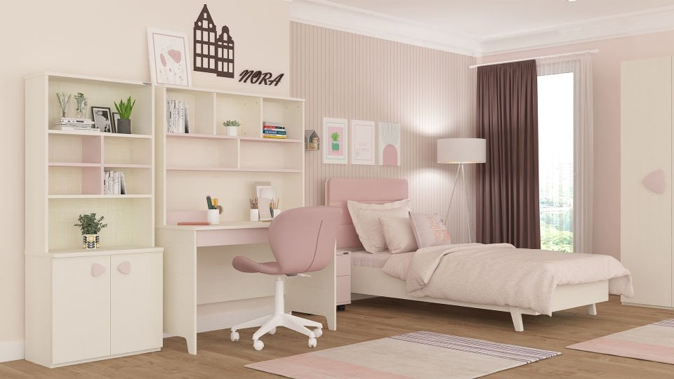 Nora Çalışma Masası Kütüphaneli