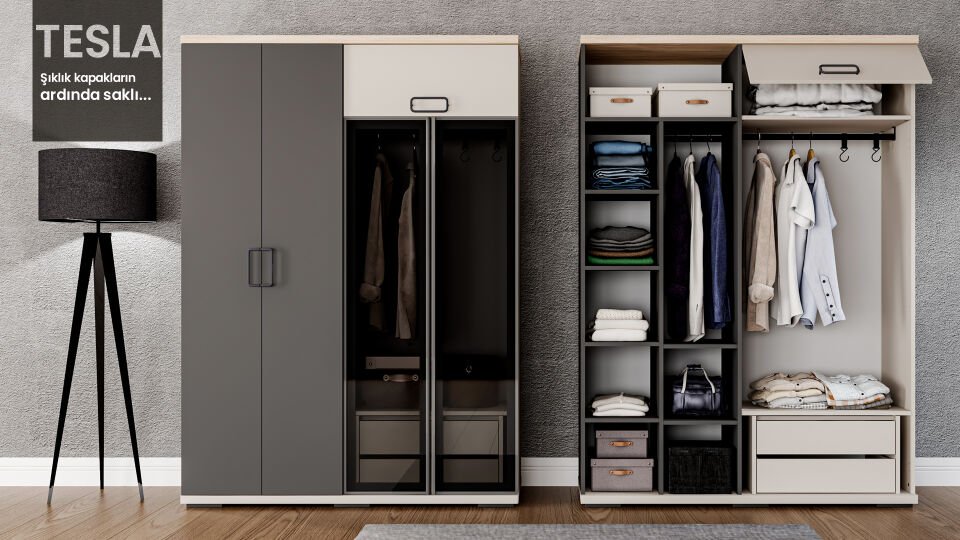Tesla Dolap İçi Opsiyonel Çekmece