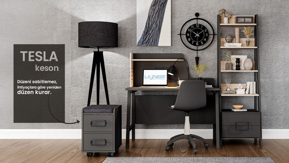 Tesla Çalışma Masası Keson