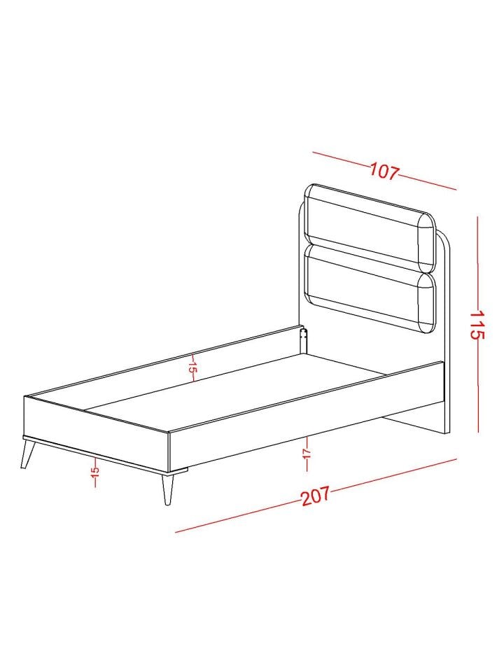 Tesla Karyola 100x200