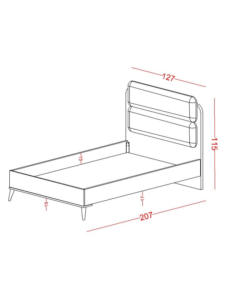 Tesla Karyola 120x200
