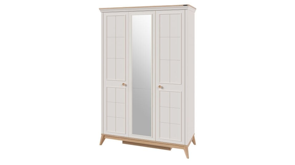 Alegra 3 Kapaklı Dolap (Aynalı)
