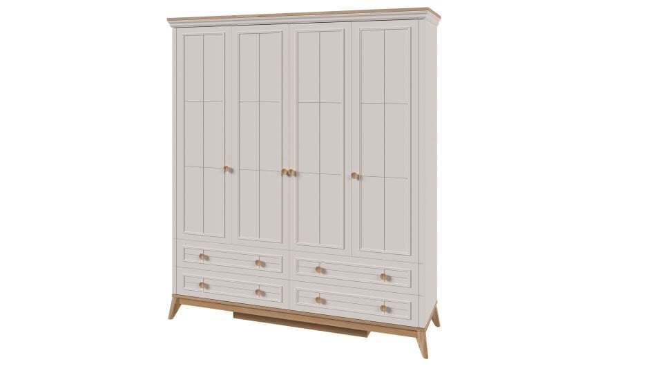 Alegra 4 Kapaklı Dolap Çekmeceli