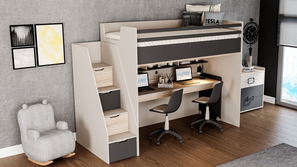 Tesla Akıllı Ranza 100x200