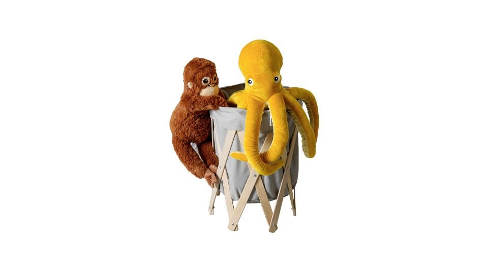 Wood Oyuncak Kutusu Gri