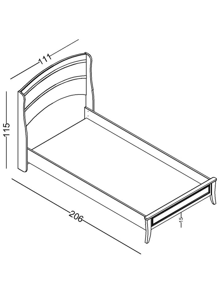 Ruby Karyola 100*200