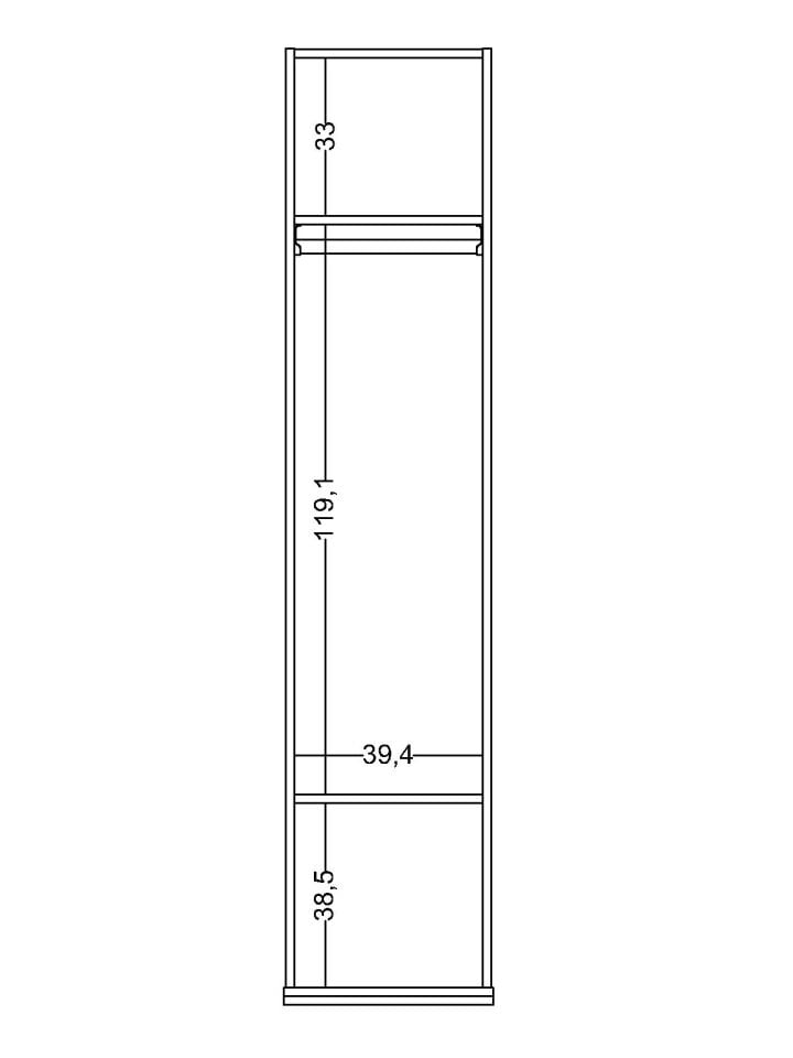 Evon Tek Kapaklı Dolap