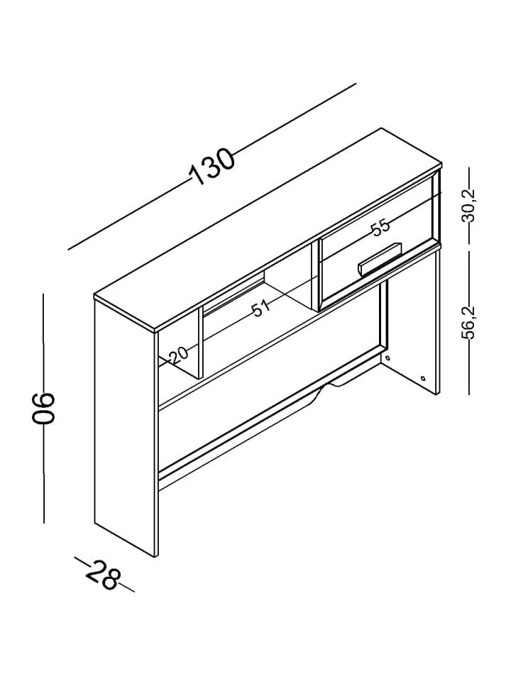 Evon Çalışma Masası Üst Modül