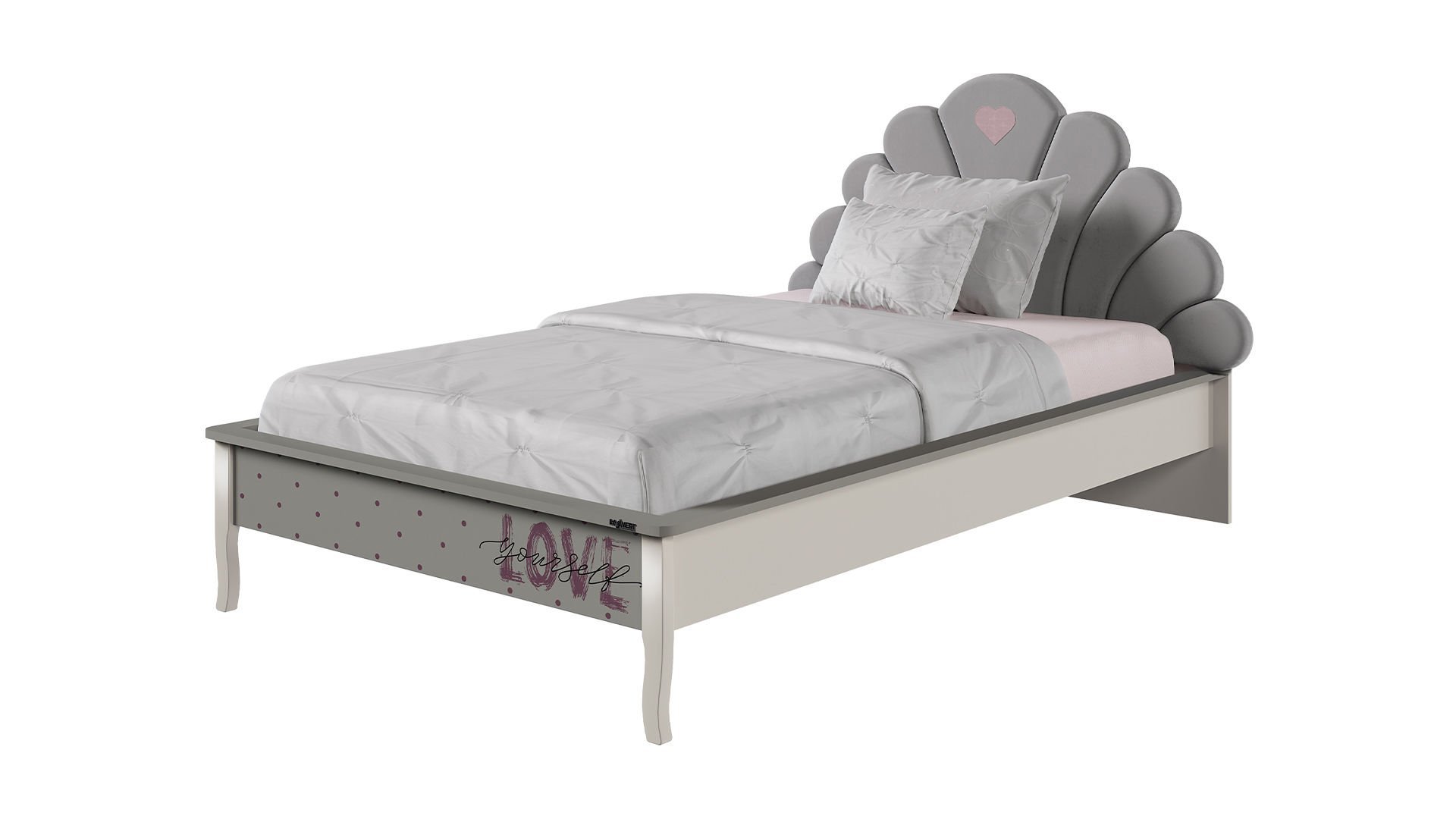 Juliet Karyola 120X200 Gri (Yeni)