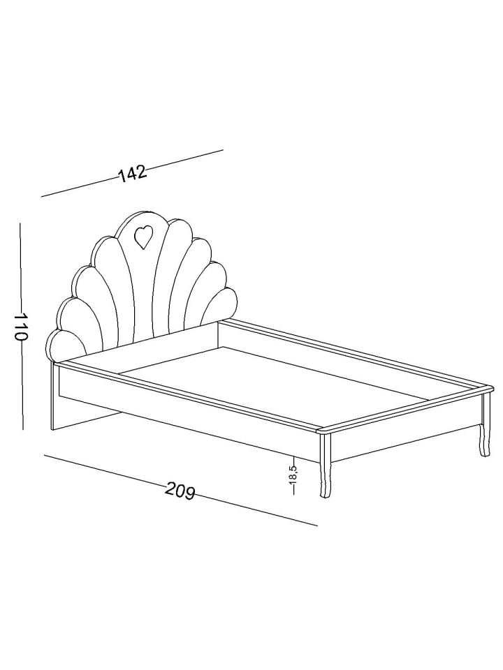 Juliet Karyola 120X200 Gri (Yeni)