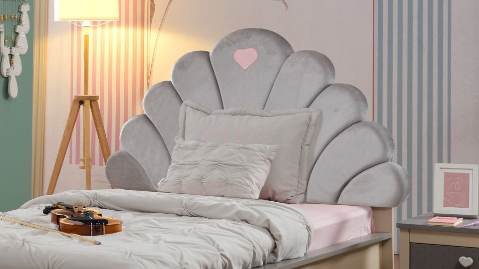 Juliet Baza Başlığı 120'Lik Gri (Yeni)