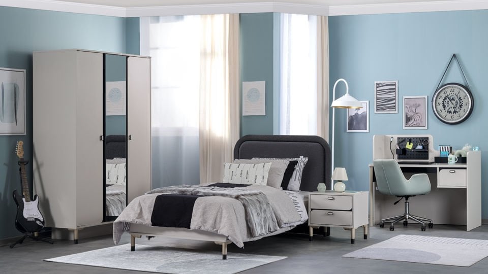 Lion 3 Kapaklı Dolap