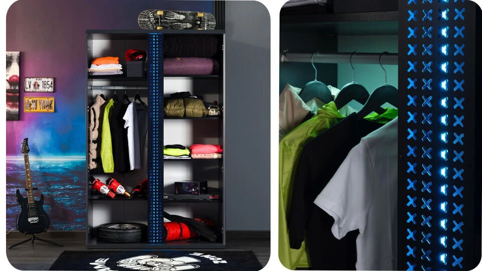 Arcade 2 Kapaklı Dolap