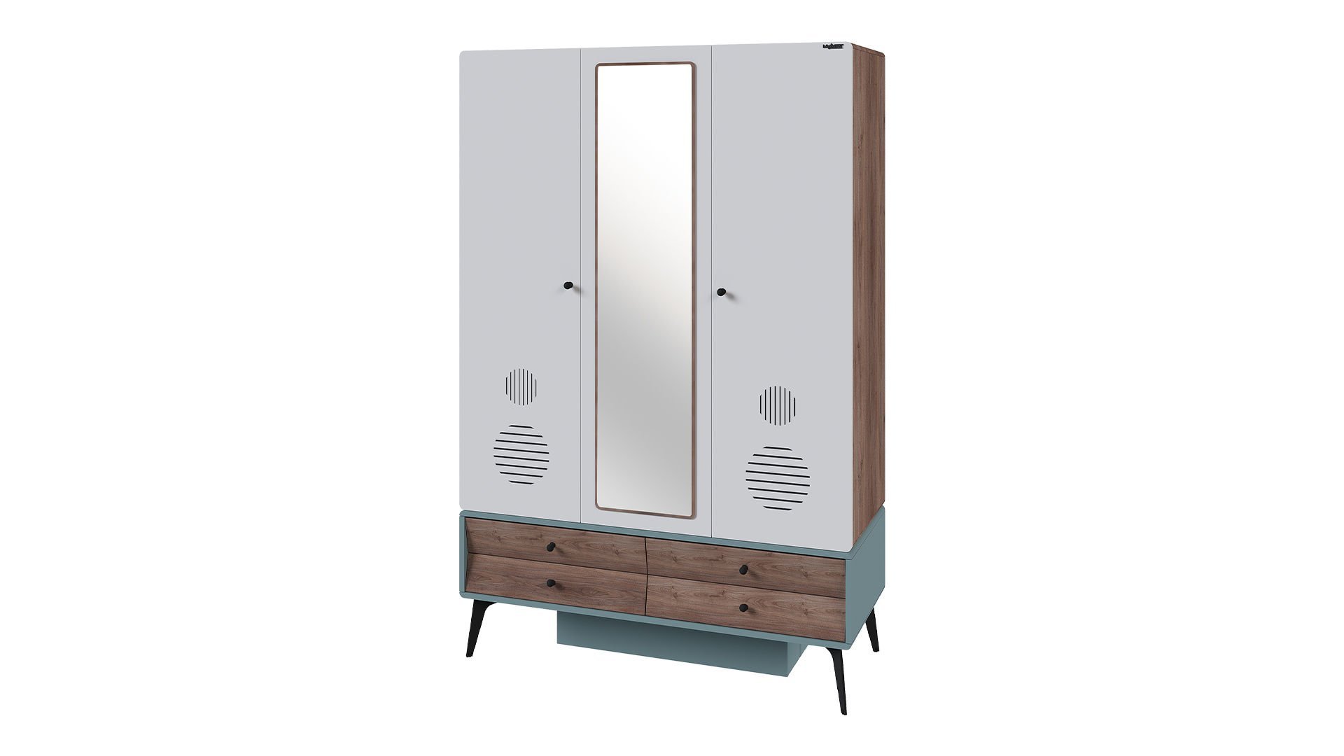 Kampüs 3 Kapaklı Dolap